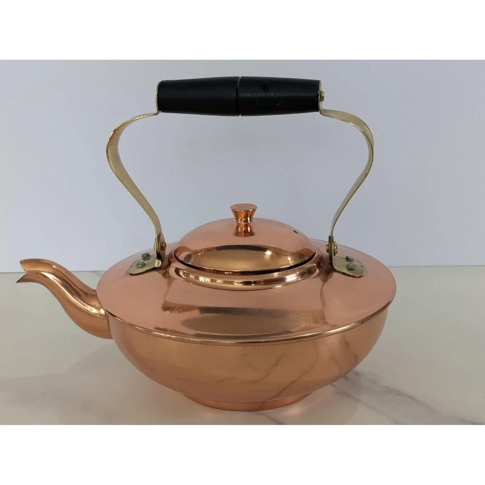 Vintage Unused Copper Kettle